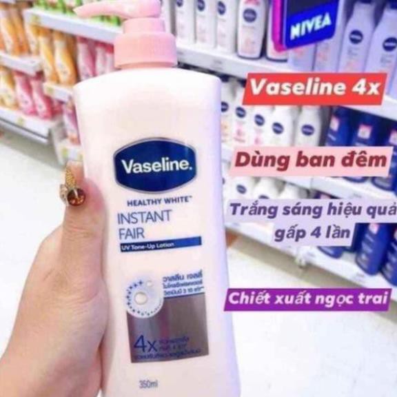 combo dưỡng vaseline 50x, vỉ alpha, dưỡng đêm vaseline 10x