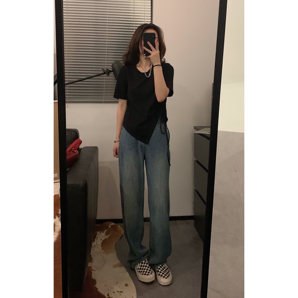 Áo Thun Ngắn Tay Phong Cách Hàn Quốc Năng Động Dành Cho Nữ