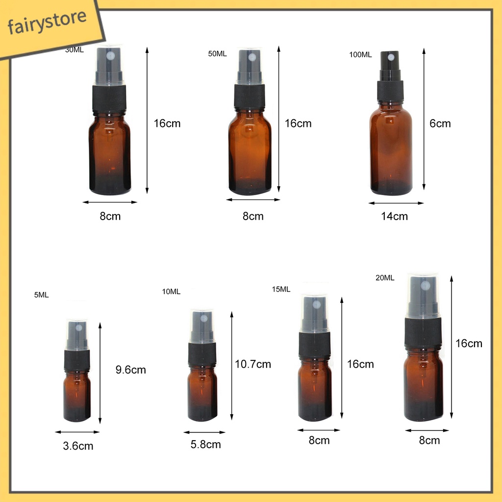 Lọ đựng tinh dầu dạng xịt dung tích 5ML-100ML tiện dụng