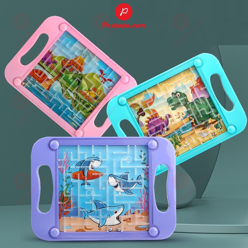 Bộ Đồ Chơi Mê Cung Bi Sắt Tìm Đường Thông Minh Cho Bé Giáo Dục Sớm KB216115