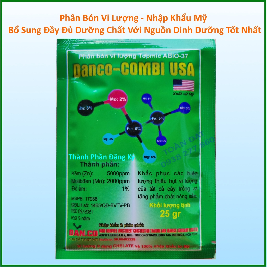 Phân Bón vi lượng Fetrilon COMBI, Phân vi lượng USA nhập khẩu MỸ, Dinh dưỡng thiết yếu cho cây trồng