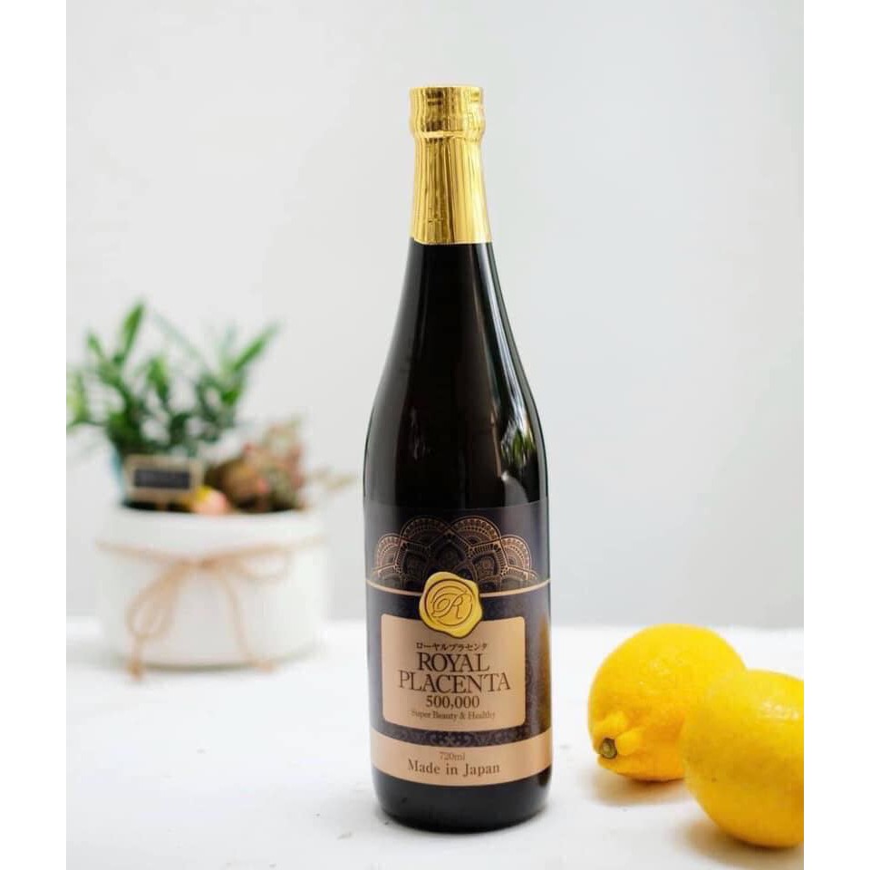 DATE 2023 - NƯỚC UỐNG TRẺ HÓA DA, MỜ NÁM, LÀM SÁNG DA ROYAL PLACENTA 500,000 720ML - 5152 | BigBuy360 - bigbuy360.vn