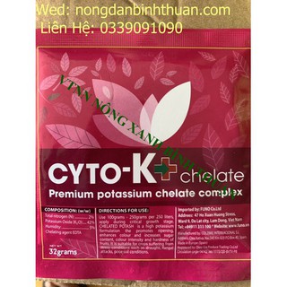 Cyto - K+ xóa lem, tạo màu chuyên dùng cho thanh long - cyto k