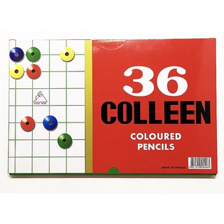Chì màu khô collleen 36 màu - Nhật