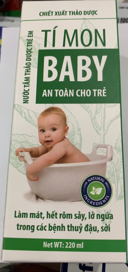 Nước tắm thảo dược Tí Mon BaBy