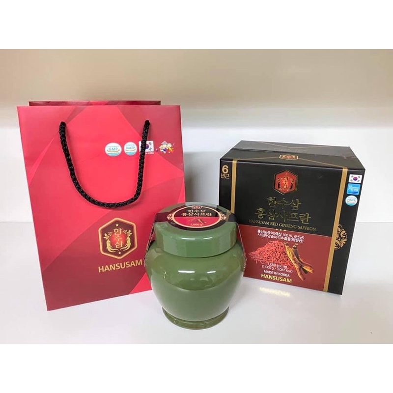 [SALE THANG 6] CAO HỒNG SÂM SAFRON HÀN QUỐC