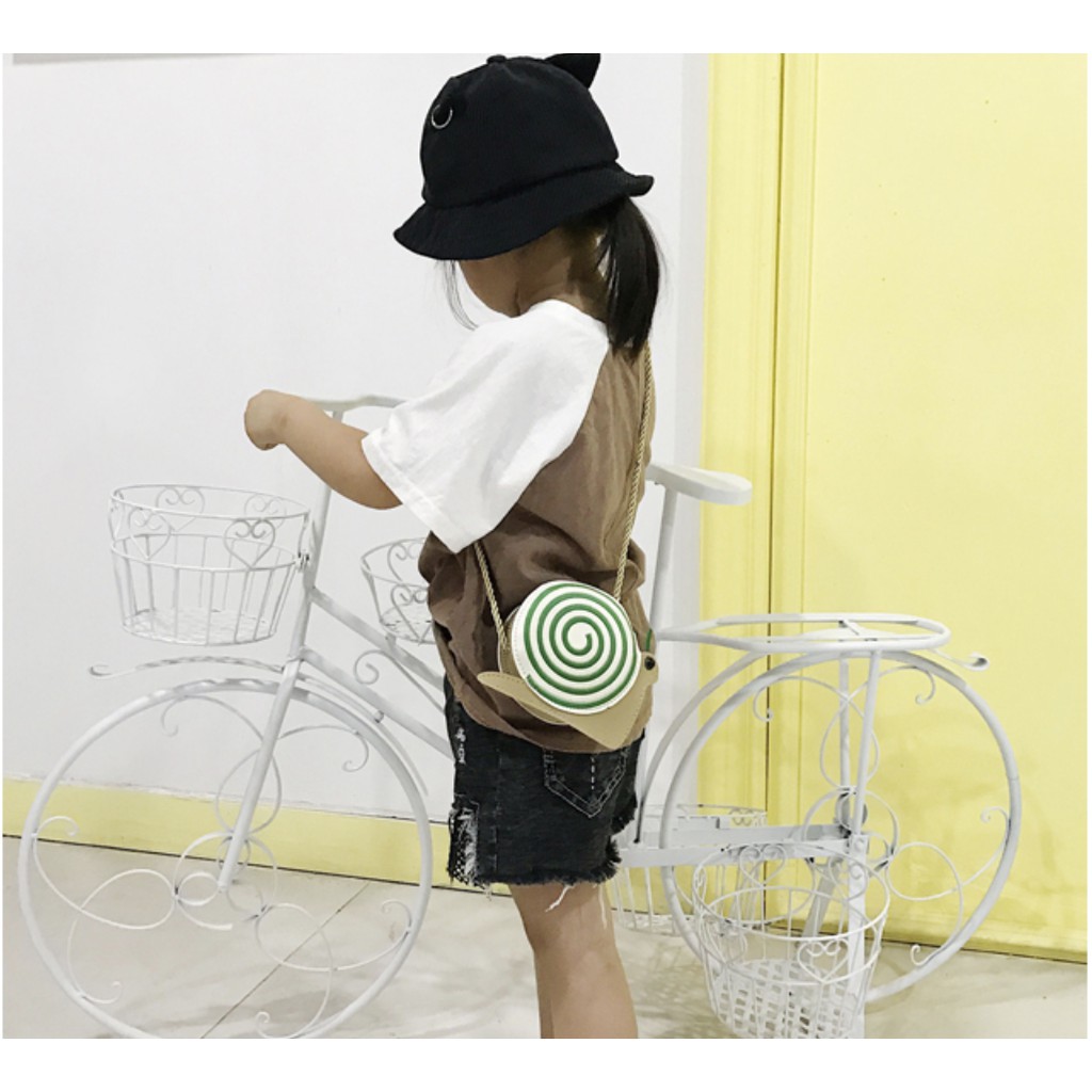 Túi đeo chéo mini cho bé trai bé gái Hạ Băng Designs, túi xách mini trẻ em đựng tiền điện thoại - Côn trùng
