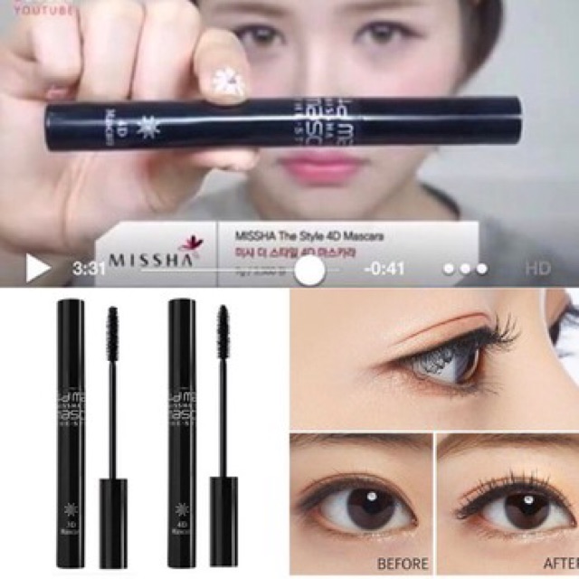 Chải Mi Mascara➰The Style 4D MISSHA