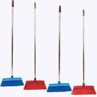 chổi cước nhựa cán inox lông mềm