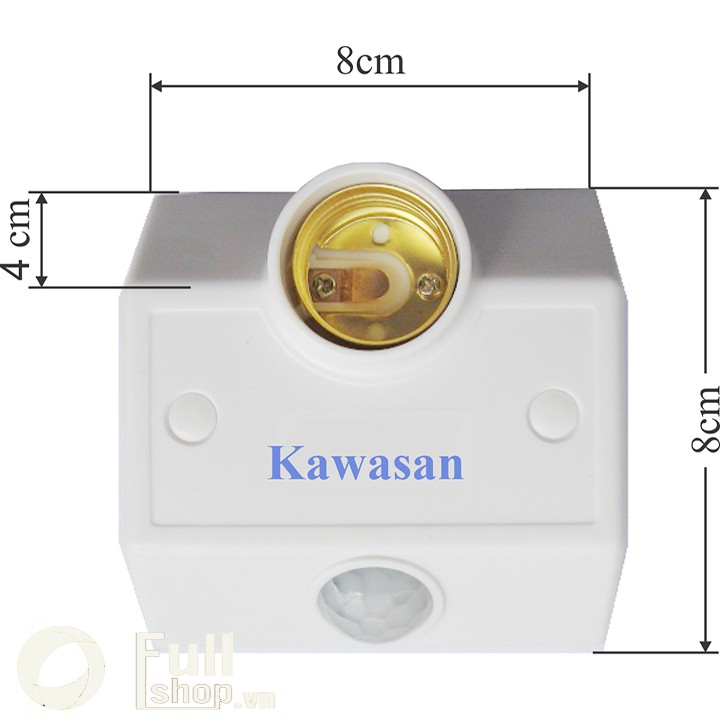 Đui đèn cảm ứng hồng ngoại đèn tự bật khi có chuyển động Kawa SS68