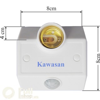 Đui đèn cảm ứng hồng ngoại đèn tự bật khi có chuyển động Kawa SS68