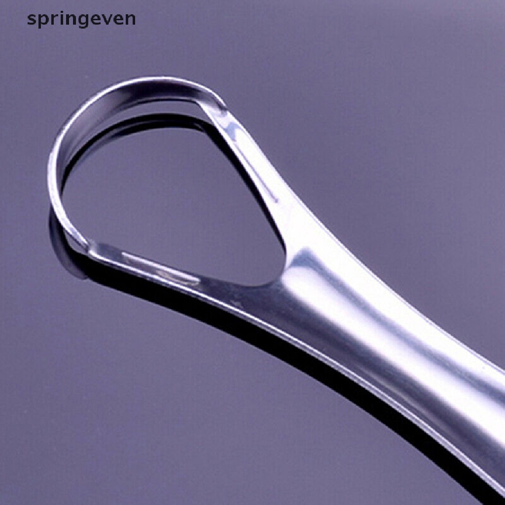 Set 2 Dụng Cụ Cạo Lưỡi Bằng Thép Không Gỉ Vệ Sinh Chăm Sóc Răng Miệng