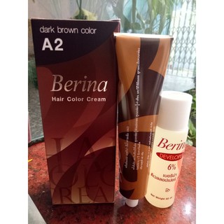 Thuốc nhuộm tóc Berina A2 - Thái Lan (màu nâu)