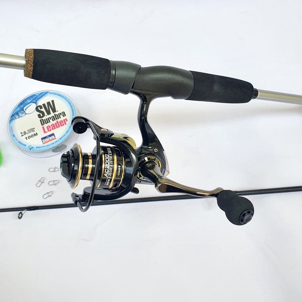 Bộ Cần Câu Cá Lure Máy Đứng Daiwa Hàng Nội Địa Siêu Rẻ Siêu Khỏe Cần Câu Lure Độ Cứng ML