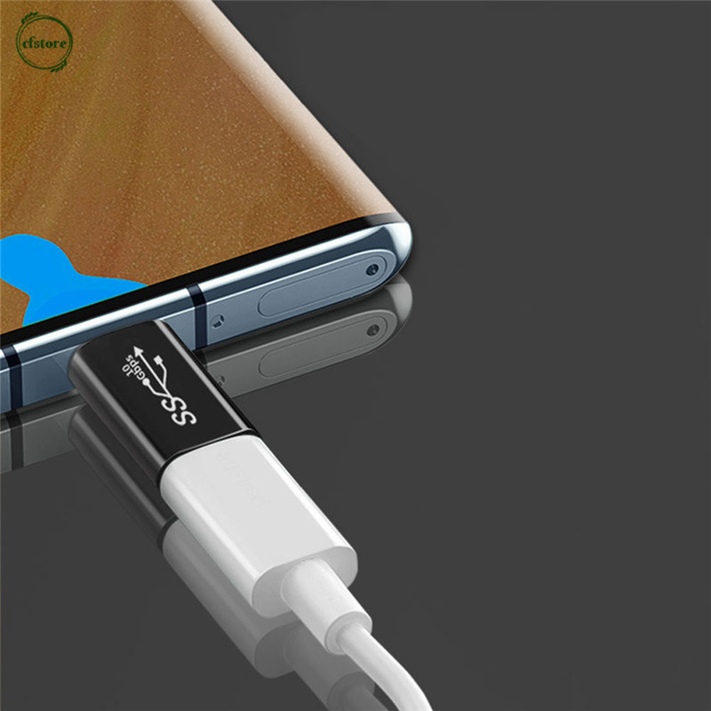 Giắc Chuyển Đổi Từ Cf 5a Type-C Male Sang Female Usb-C Gen 2 10gbps