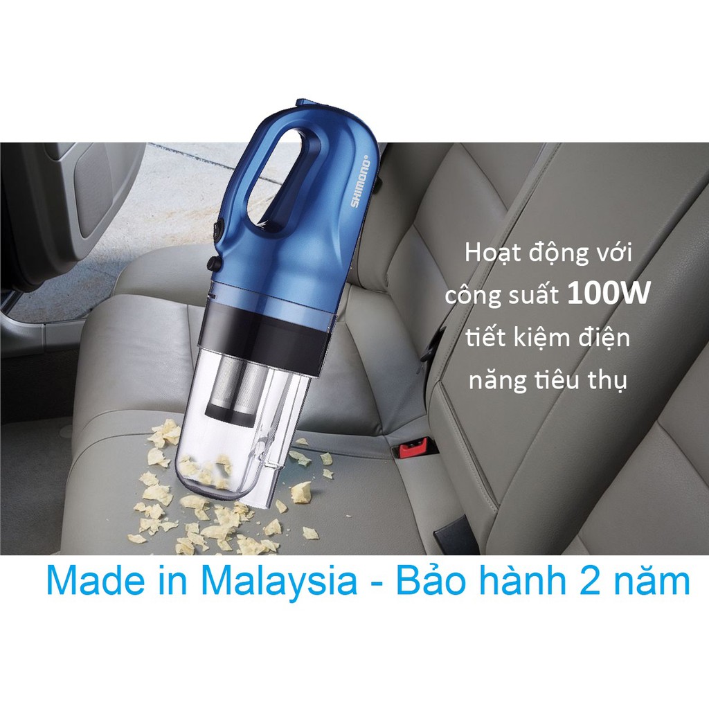 Máy hút bụi ô tô Shimono SVC1016C, xuất xứ Malaysia, bảo hành chính hãng 2 năm