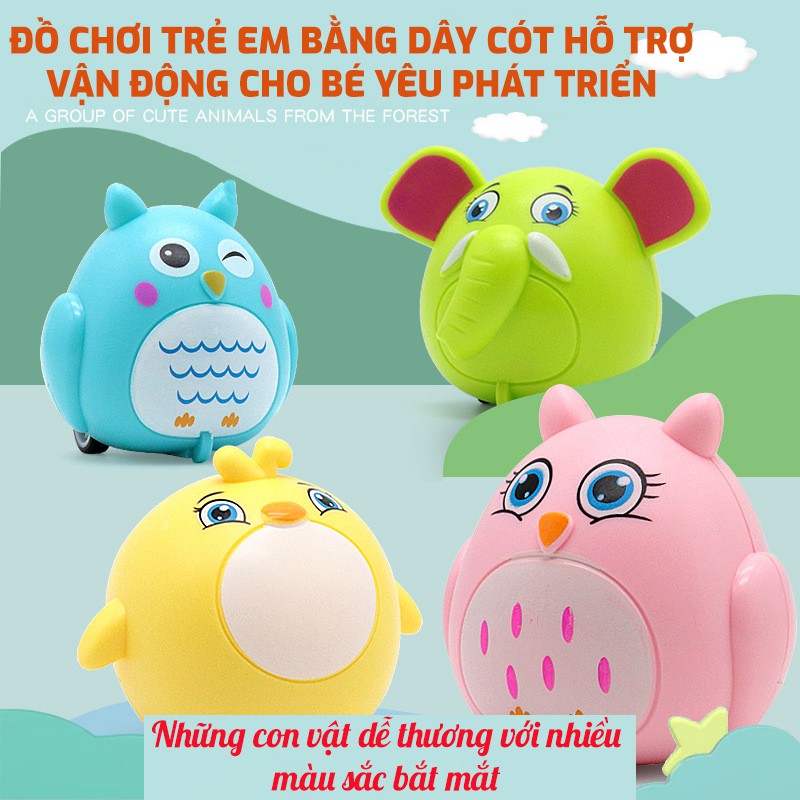 Đồ chơi động vật đáng yêu chạy dây cót, hỗ trợ vận động cho bé phát triển thể chất.