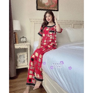 Bộ pijama lụa latin cao cấp mặc sau sinh