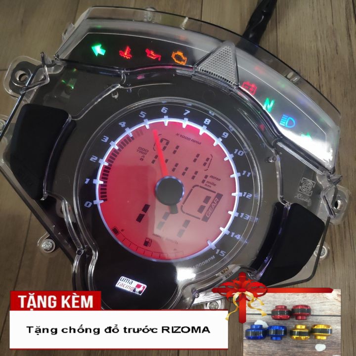 Đồng hồ điện tử Uma EXCITER 135 - Tặng ngay đôi chống đổ trước tròn trơn- S2030