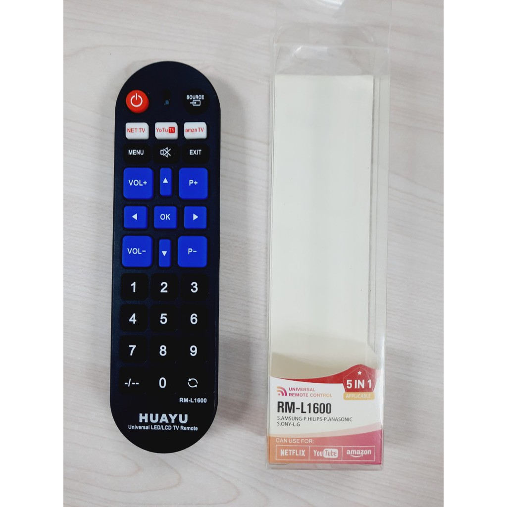 Remote Điều khiển TV đa năng các dòng LCD/LED của Samsung-Philips-Panasonic-Sony-LG Hàng tốt Tặng kèm Pin