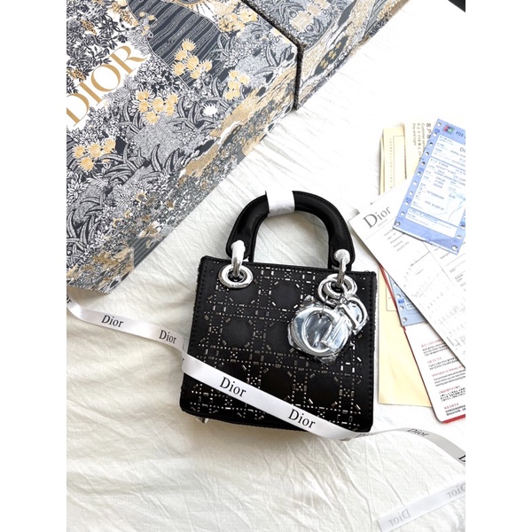 Túi xách nữ  dior đính đá fullbox hãng