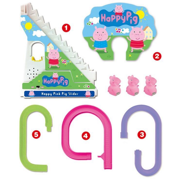 Funny Happy Pig Climbing Stairs Music Toys For Kids Parent-Child Puzzle  Slide Interactive Toys Electric Railcar Music Birthdays Gifts