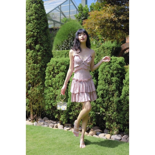 đầm mini hoa bèo -daisy