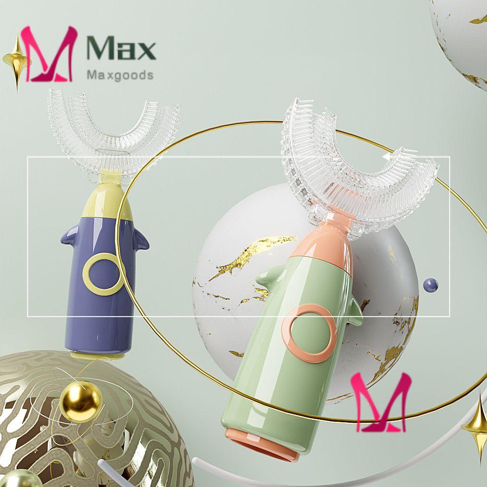 Bàn Chải Đánh Răng Silicon Mềm Hình Chữ U Làm Sạch Răng Cho Bé 1-12 Tuổi