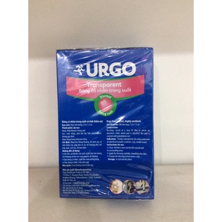 băng cá nhân trong suốt URGO 100 miếng