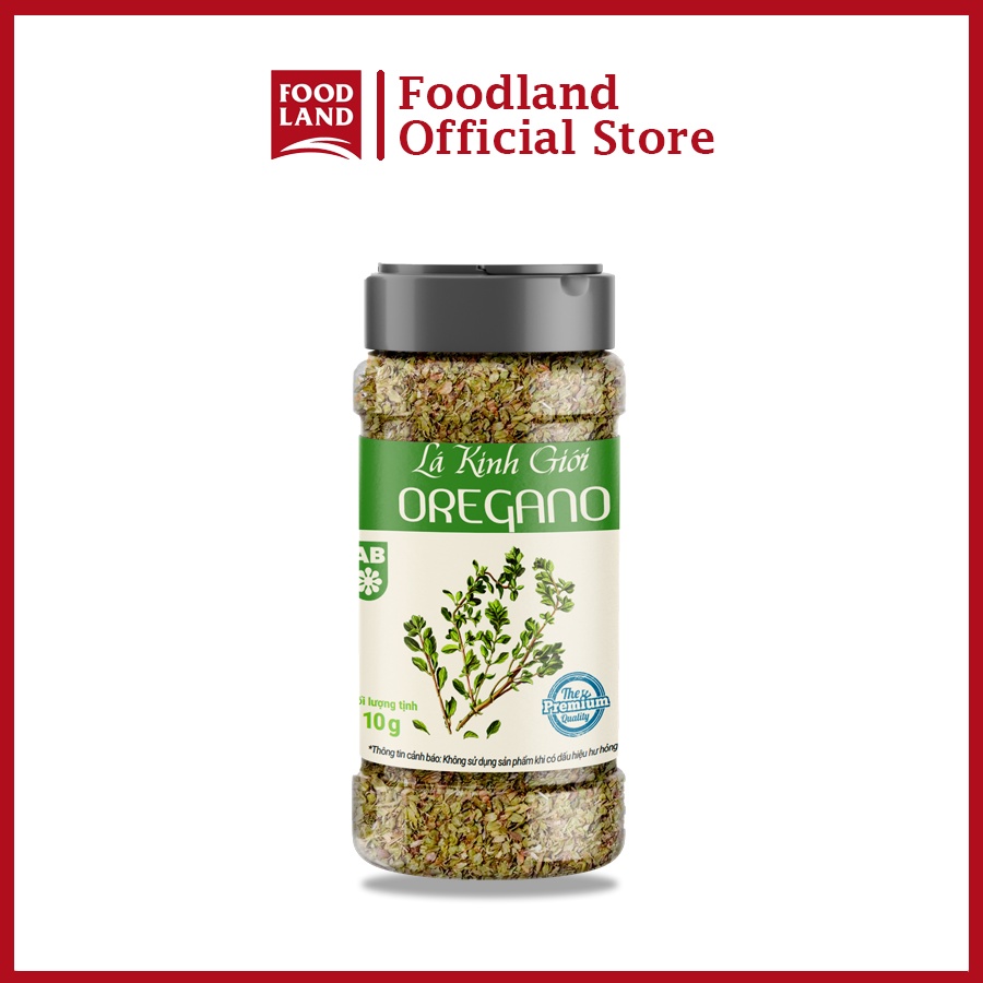Lá kinh giới (Oregano) AB -10G - làm gia vị tẩm ướp thịt,chế biến món Âu, làm bánh pizza, xốt mỳ - Foodland