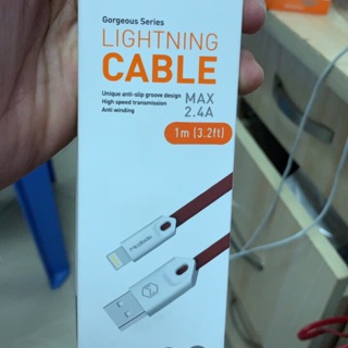 Cáp MCDODO lightning MAX 2.4A ( Cáp dẻo ) bảo hành 12 tháng