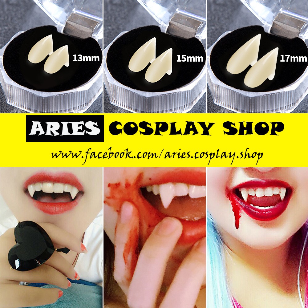 Giá rẻ  Răng nanh/Răng khểnh - Halloween/Cosplay/Macarong/Vampire