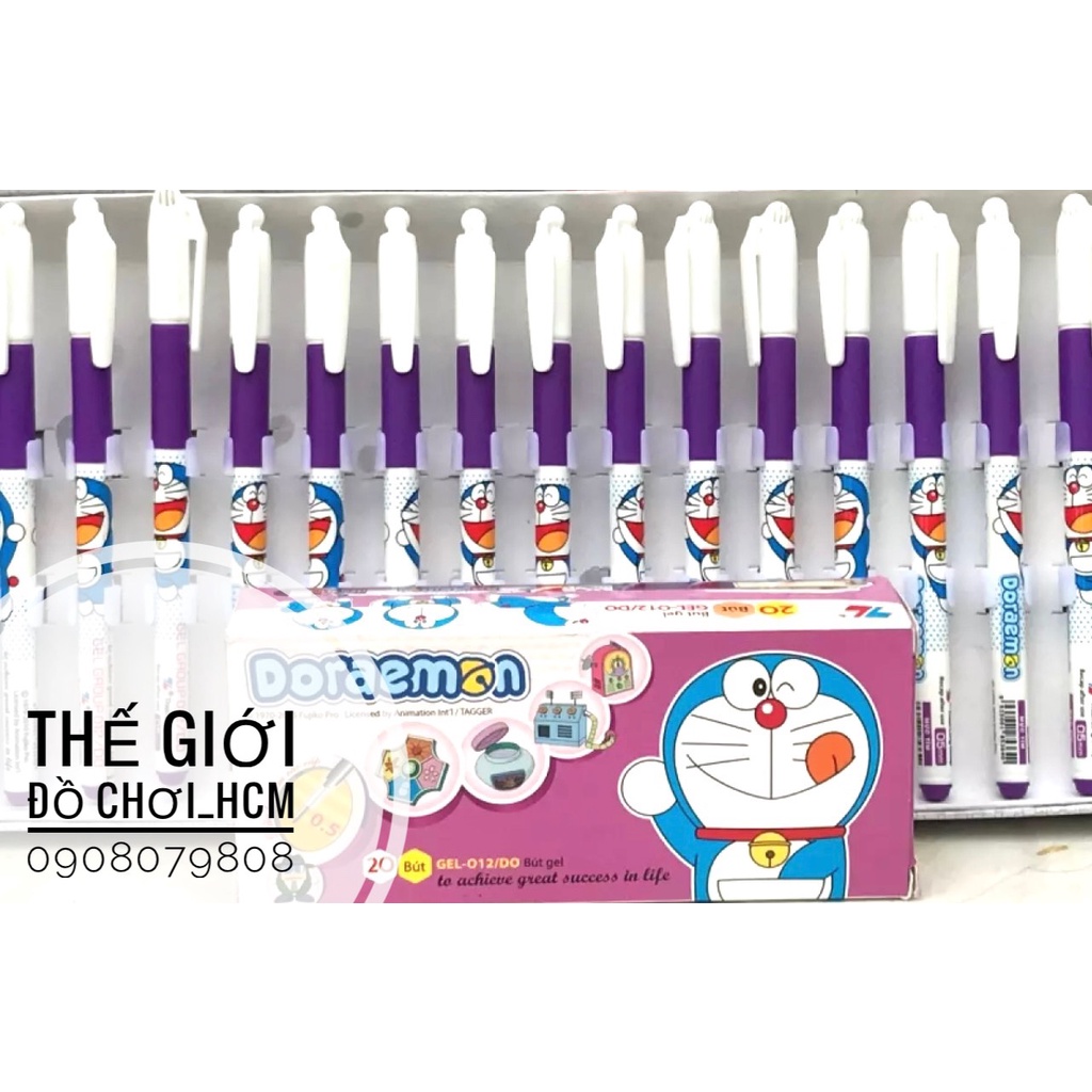 [MỰC ĐẸP- LOẠI 1] Bút lông kim Đôrêmon ngòi sắt mực tím rất đẹp dành cho các bé học viết chữ.