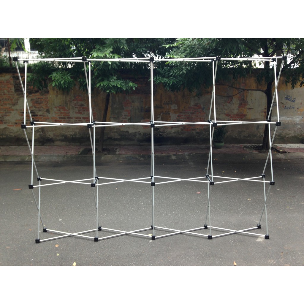 [Nhập khẩu chính hãng] Khung backdrop di động băng dính từ 230x300cm chân thẳng