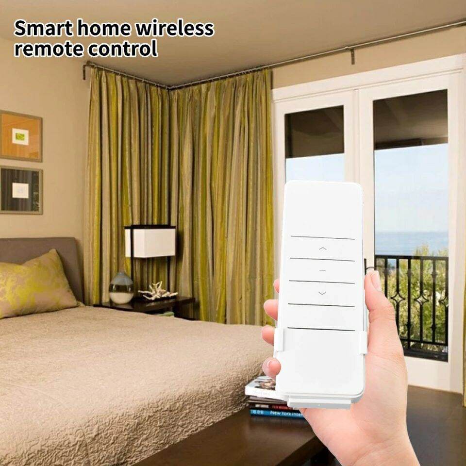 Rèm tự động - Remote điều khiển động cơ rèm Dooya dùng app Tuya 1 kênh, 2 kênh