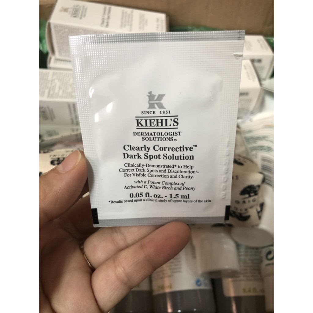 [AUTH 1000%] Kiehl's / Kiehls Sample Kem mặt nạ serum Kiehl mẫu thử Gift hãng