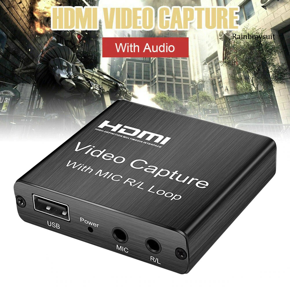 Máy Quay Video Rb-Hdmi 1080p Kèm Mic Và Phụ Kiện