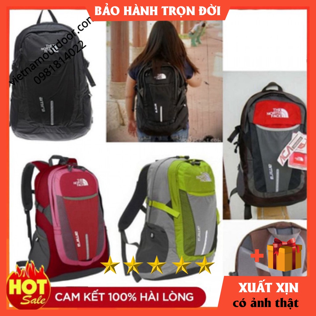 Balo du lịch đi học nam nữ thời trang The North Face Amira đựng vừa laptop 15 inch chống nược tốt