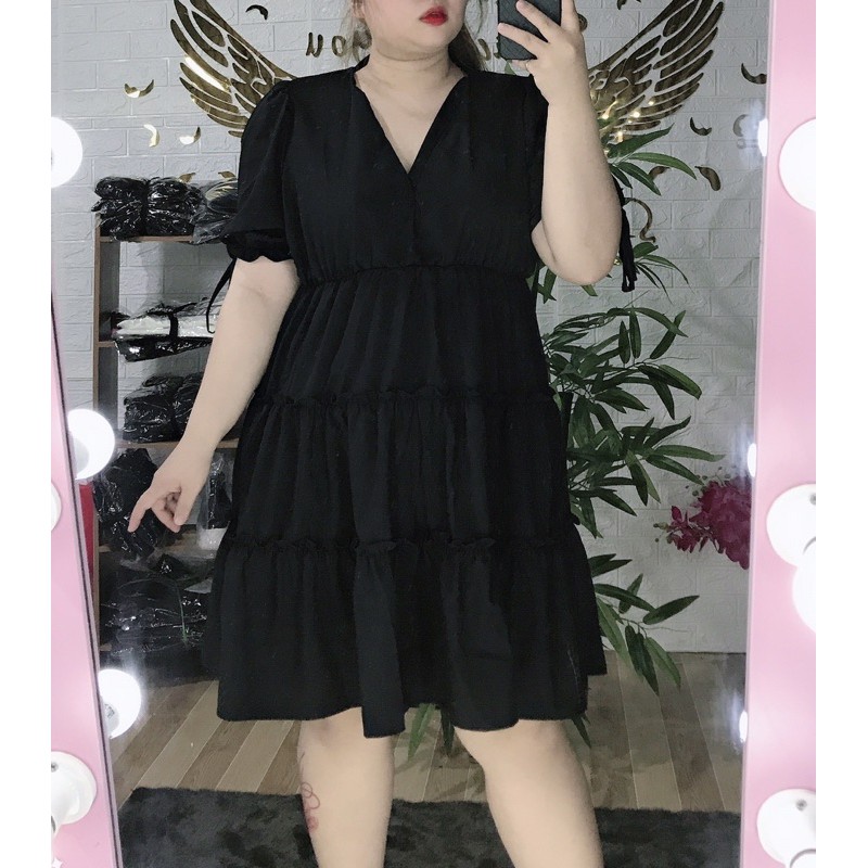 🦋 ĐẦM BABY DOLL DÁNG DÀI BIG SIZE 60-95KG ( kèm ảnh thật)