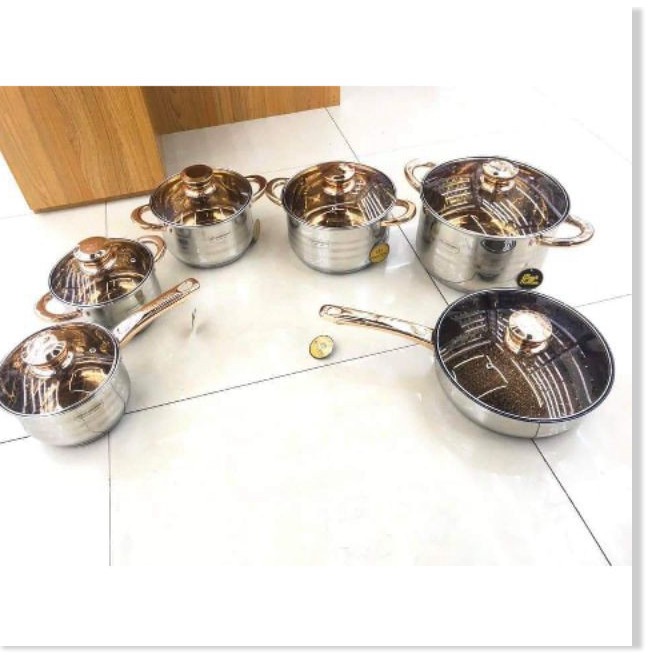 BỘ NỒI ANGELBERG Đức 6 món - bộ nồi 6 món