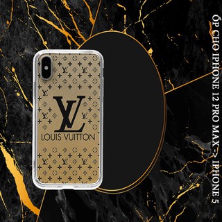 Ốp trong suốt lv_viền trending ốp nhựa dẻo Nữ Tính Iphone 7/8/8Plus/X/Xs/Xs Max/11/11 Promax/12/12 Promax BRD20210223