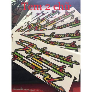Tem wave 110 đen xanh