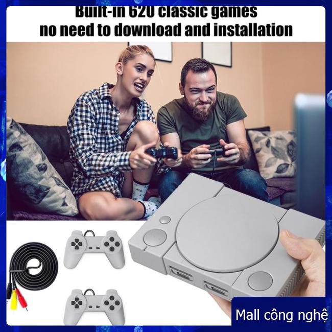 Classic Game Console 8-bit for PS1 Mini Home 620 Action Game Enthusiast Entertainment System Retro