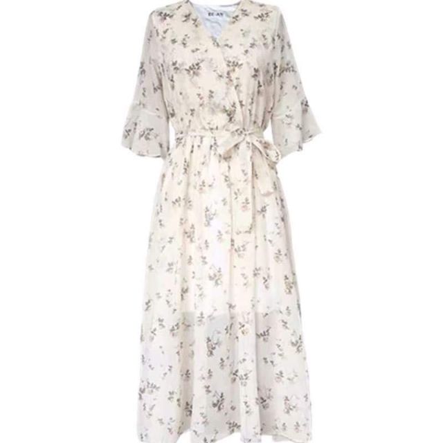 (Sẵn) Váy hoa nhí dáng dài Moran | BigBuy360 - bigbuy360.vn