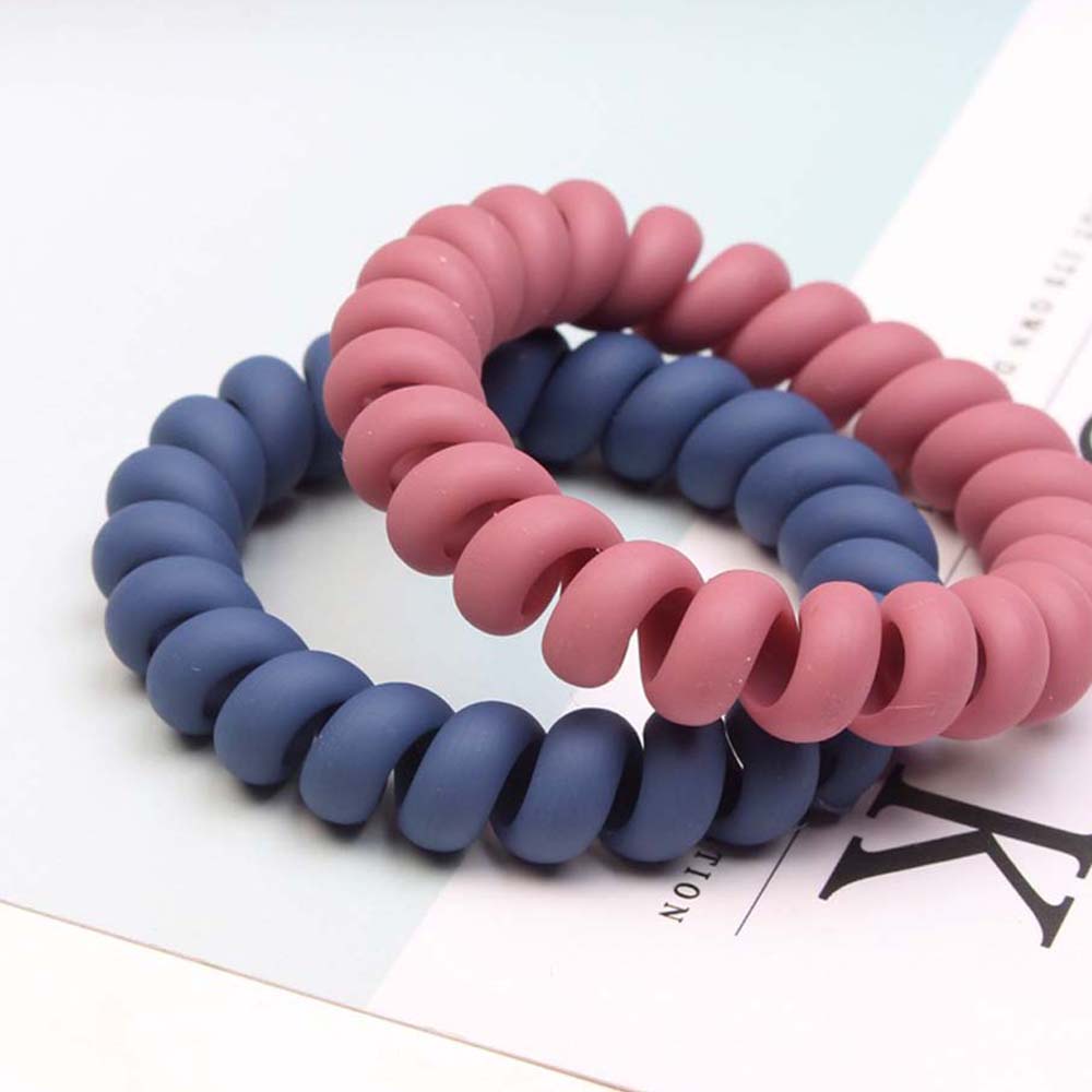Set 5 Dây Buộc Tóc Cao Su Co Giãn Nhiều Màu Sắc Dành Cho Nữ