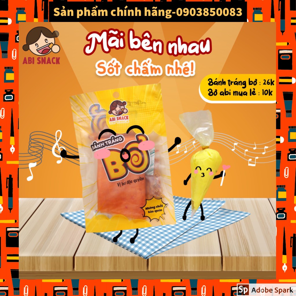 [BEST SELLER]BÁNH TRÁNG BƠ ABI 150G MUA 2 TẶNG 1 GƯƠNG MINI