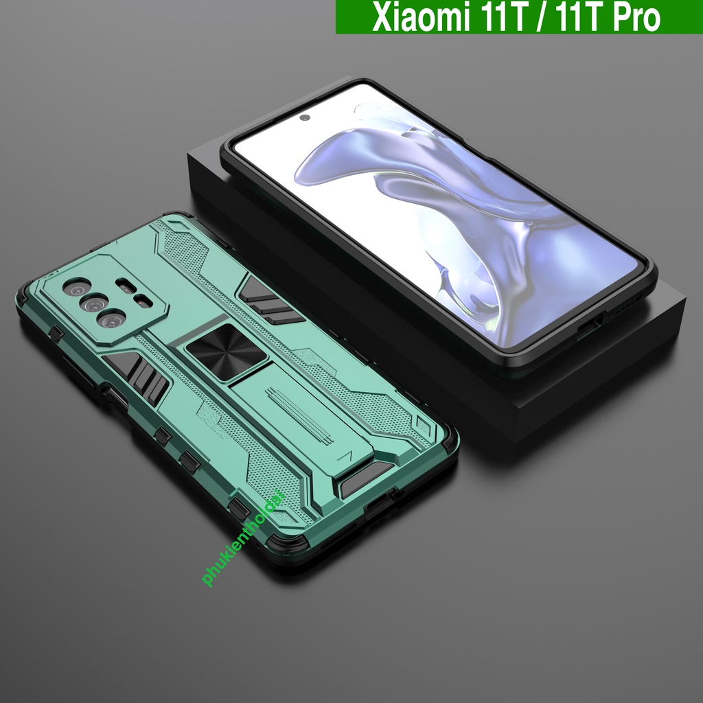 Ốp lưng Xiaomi Mi 11T Pro / Mi 11T Iron Man Ver 3 chống sốc chống va đập mạnh giá đỡ xem phim siêu bền