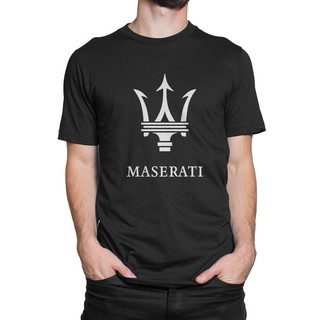 Áo thun nam tay ngắn in hình Logo maserati trẻ trung