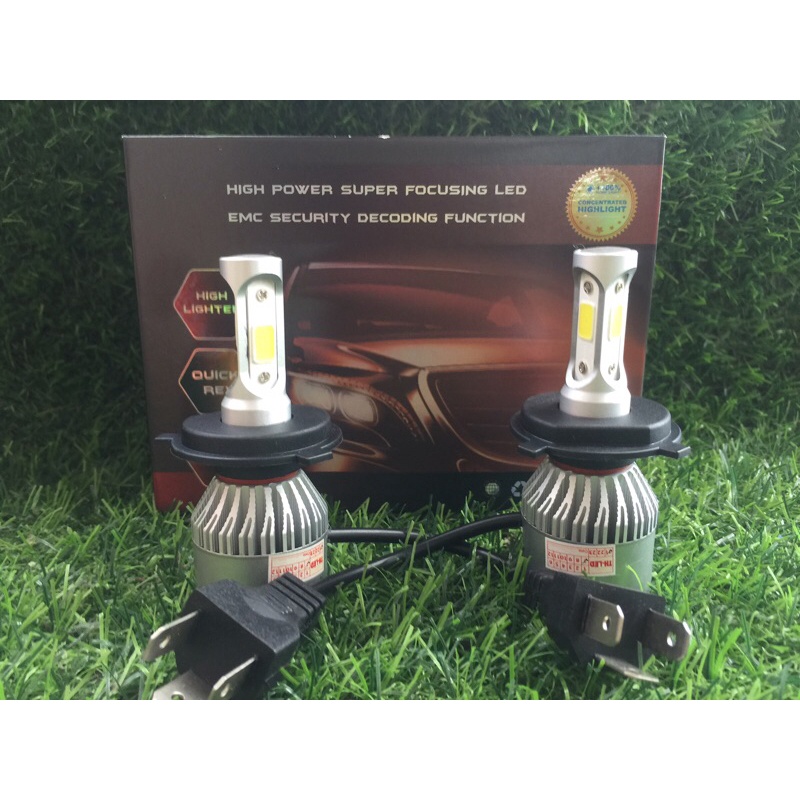 Đèn pha Led X7S 3 tim siêu sáng chân h4
