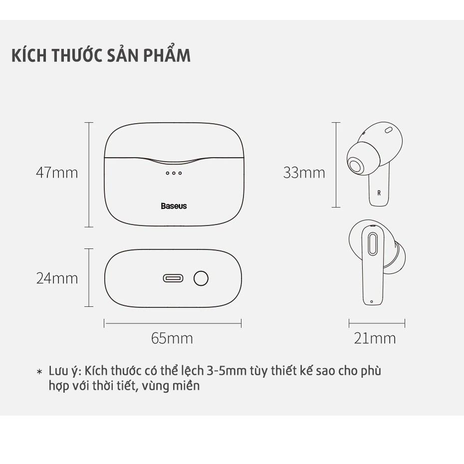 Tai nghe chống ồn chủ động Baseus SIMU ANC S2  Chơi Game, Thể Thao